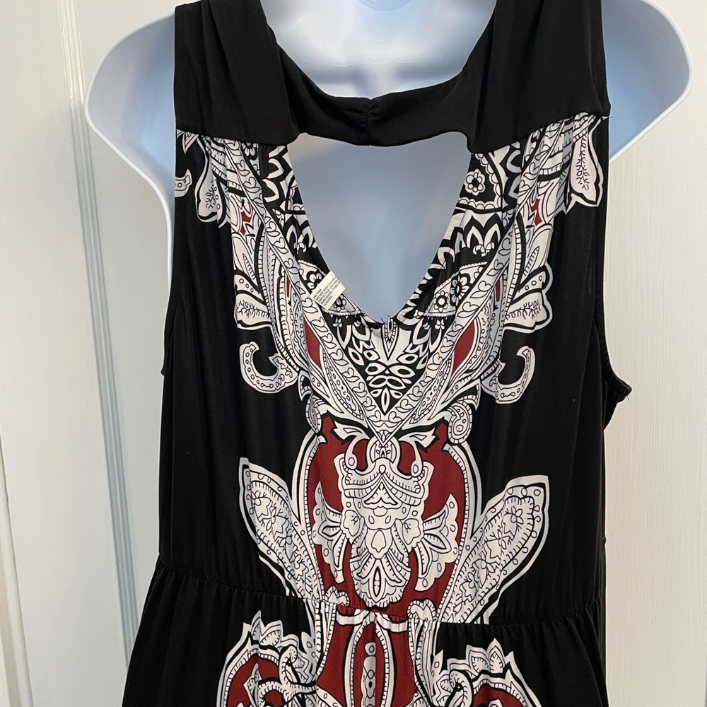 Soma patterned maxi dress with pockets
